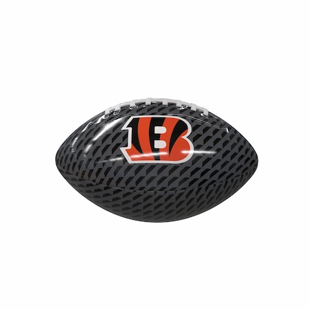 Logo Brands Cincinnati Bengals Carbon Fiber Mini-Size Glossy Football 607-93MG-1
